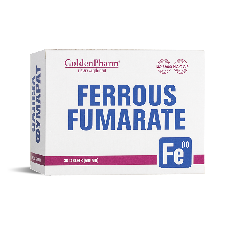 Golden Pharm Желязо (фумарат) 14 mg x 36 таблетки