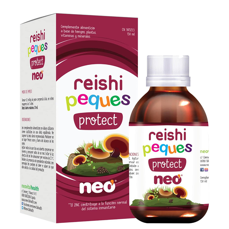 Neovital Сироп за деца с рейши + витамин С и цинк x 150 ml