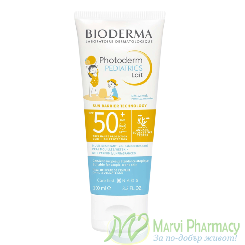 Bioderma Photoderm Pediatrics Слънцезащитно мляко SPF50+ 100мл