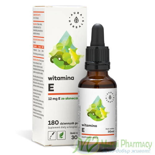 Aura Herbals Витамин Е (D-алфа-токоферол) х 30 ml капки