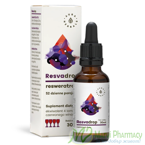 Aura Herbals Ресвератрол x 30 ml капки