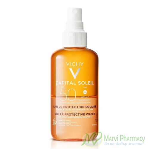 VICHY Capital Soleil Слънцезащитна вода SPF50, 200мл