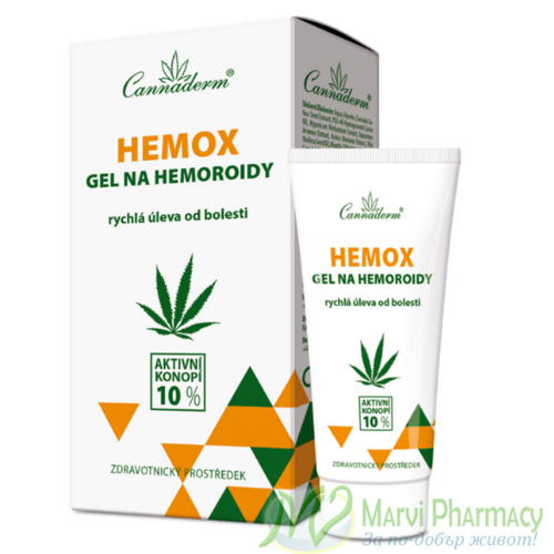Cannaderm Hemox гел за хемороиди 40 g