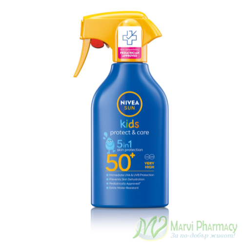 NIVEA Sun Детски слънцезащитен спрей с помпа SPF 50+ 270 ml