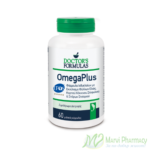 Doctor's Formulas Омега плюс х 60 софтгел капсули