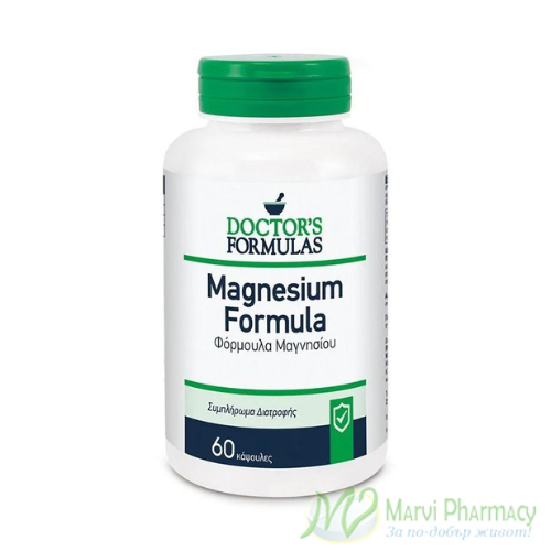 Doctor's Formulas Магнезий Формула (хелат,цитрат,оксид) х 60 V капсули