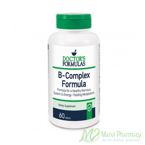 Doctor's Formulas Витамин В-Комплекс Формула х 60 капсули