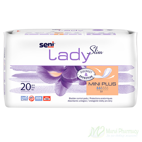 Seni Lady Mini Plus Урологични подложки 20бр/опак.