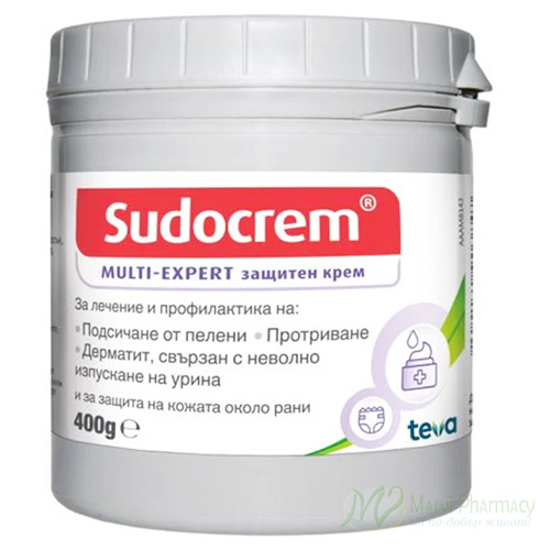 Sudocrem/Судокрем при подсичане,кожни обриви и рани 400гр.