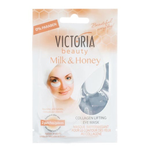 Victoria Beauty Milk and Honey Колагенова маска за околоочна зона 2бр./опак.