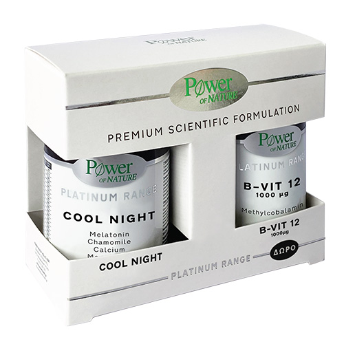 POWER OF NATURE COOL NIGHT 30 капсули + подарък ВИТАМИН В12 1000μg