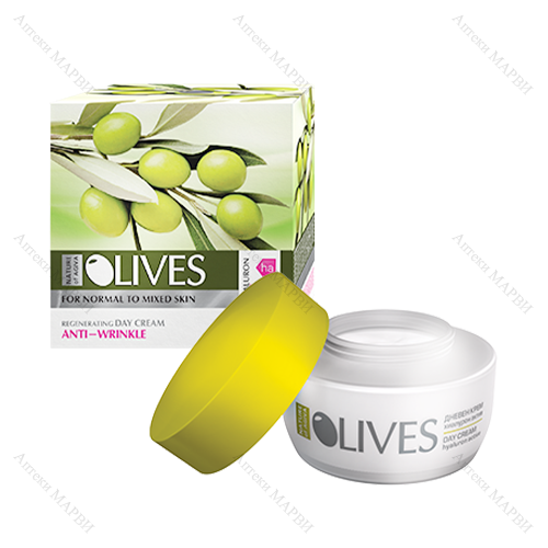 Nature of Agiva Olives Лек дневен крем против бръчки, 50 мл